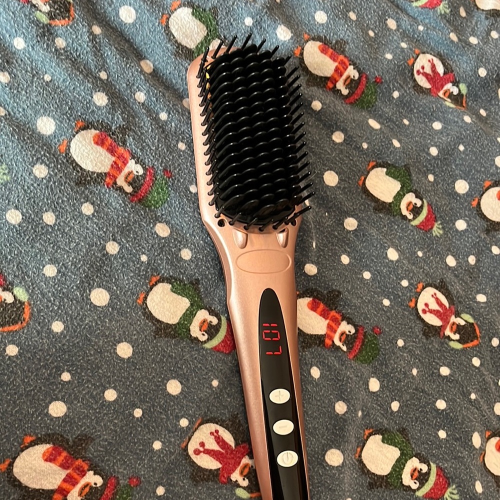 Electric brush straightener